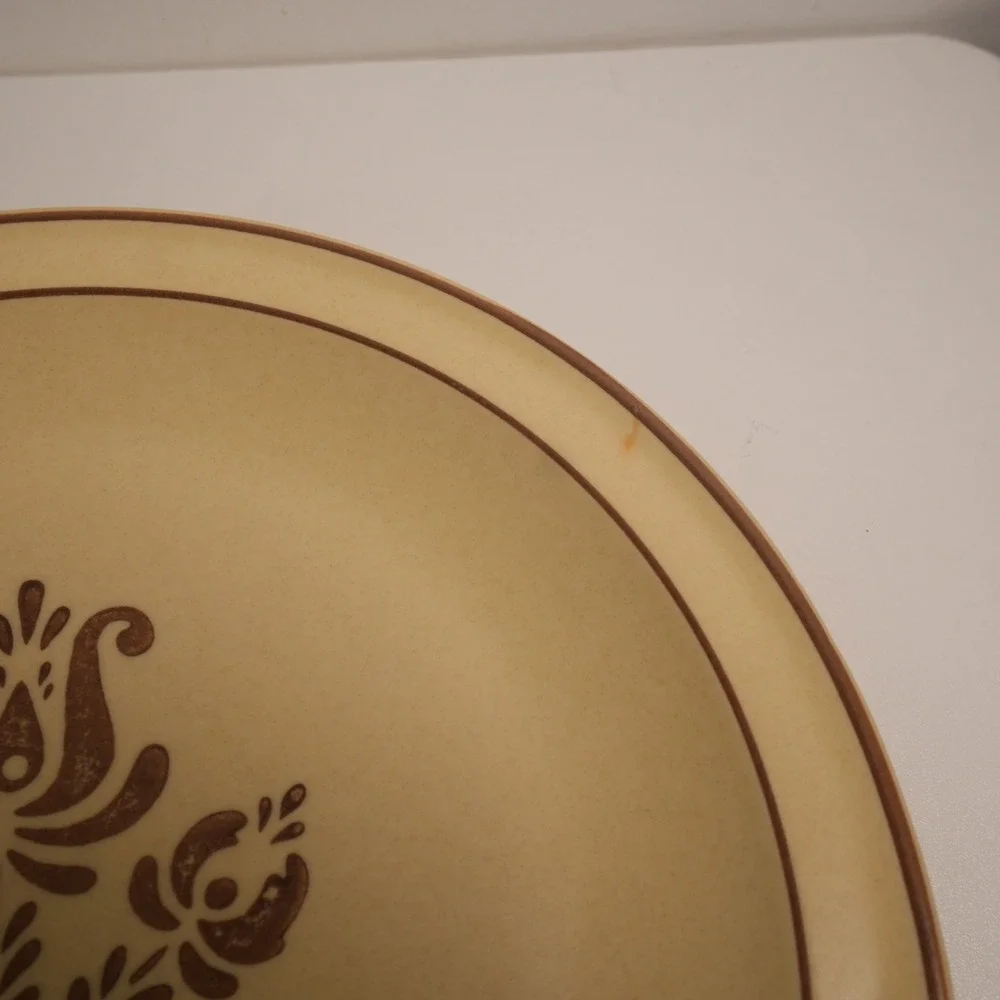 Pfaltzgraff Village Dinner Plates Set of 4 Tan Brown 10.25